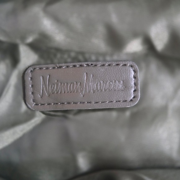 Neiman Marcus Olive Green Tote Bag Shoulder Bag Shopper Carryall - Picture 7 of 7